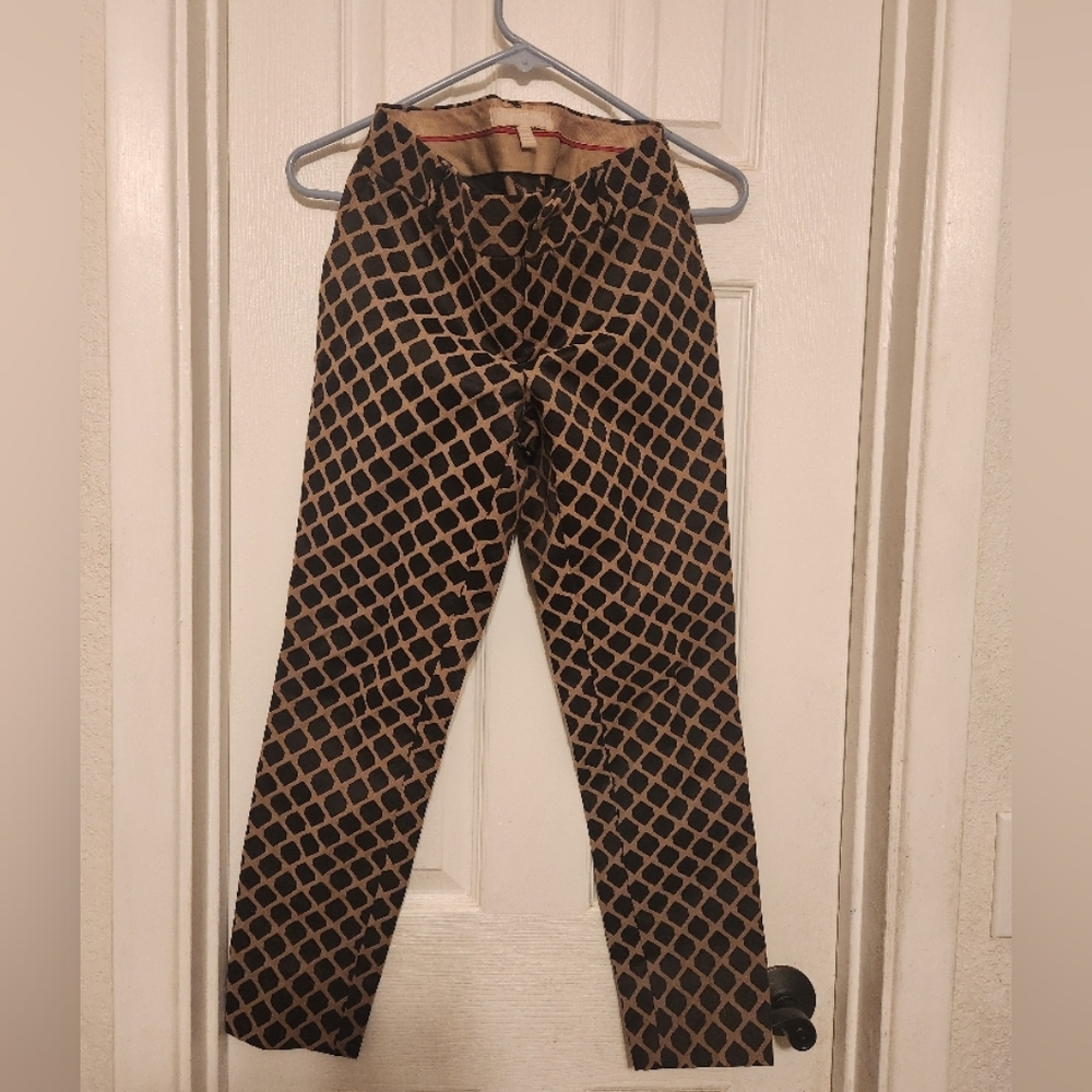Banana Republic Geometric Print Pants "Camden pant"